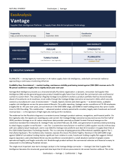 ExoAnalysis PROFORMA sample report preview